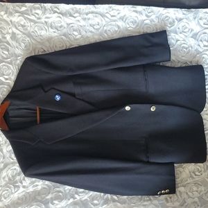 Adolfo Trabaldo black blazer 50 regular.
